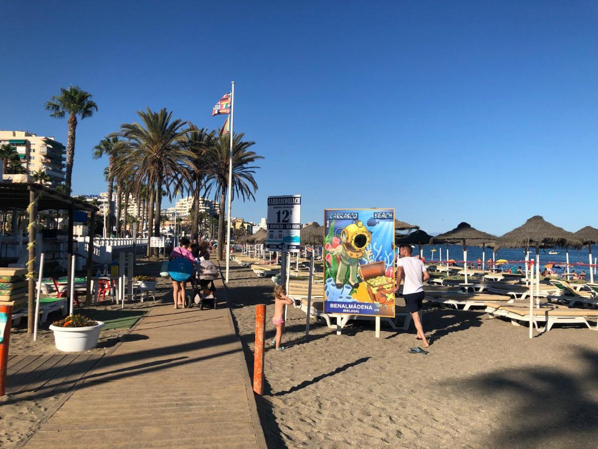 Victoria Luxury Beachfront Apartment In Benalmadena Costa エクステリア 写真